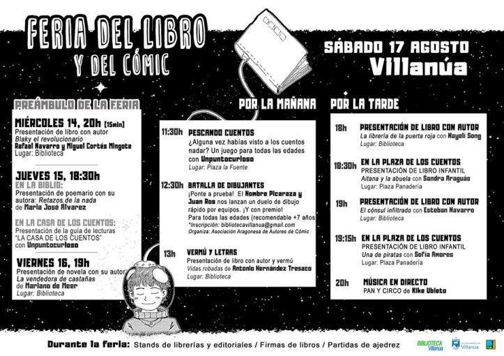 FERIA DEL LIBRO Y DEL CÓMIC VILLANÚA
