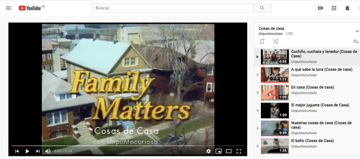 Cosas de Casa youtube